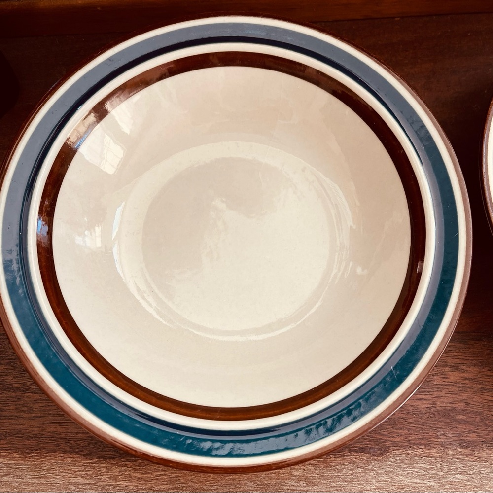 2pcs Vintage Genuine Stoneware Japanese bowls set